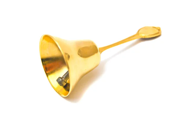 Gouden handbell close-up — Stockfoto