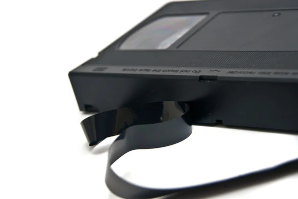 Video cassette with tape — Stock Photo, Image