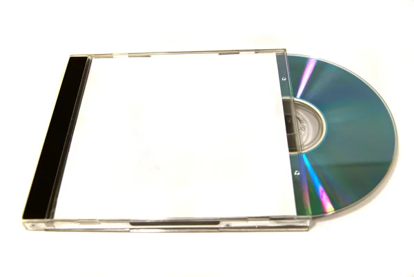 Caixa com cd — Fotografia de Stock