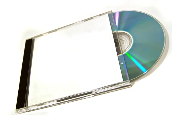 Krabice s diskem — Stock fotografie