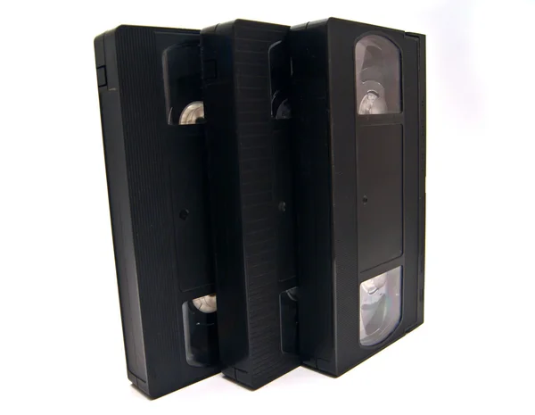 Three vhs each other — Stock Photo, Image