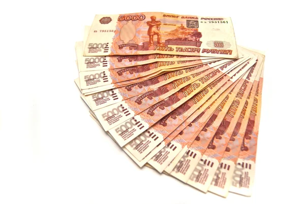 Bankbiljetten van Russisch — Stockfoto