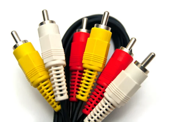 Colorful composite cables — Stok fotoğraf