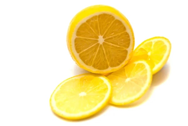 Citron- och citronskivor — Stockfoto