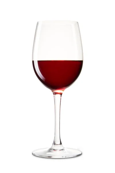 静物与红葡萄酒杯 — 图库照片