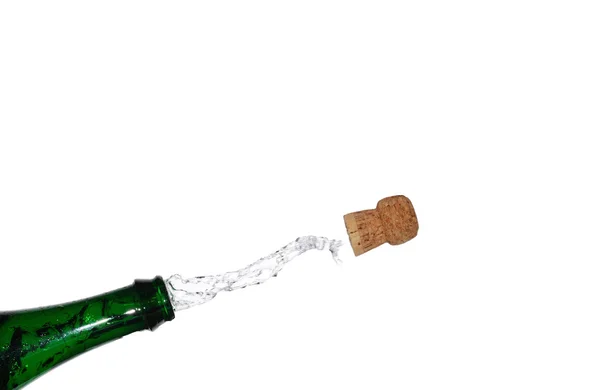 Wybuchające szampana płaski — Zdjęcie stockowe