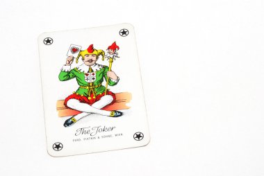 Playing card joker clipart