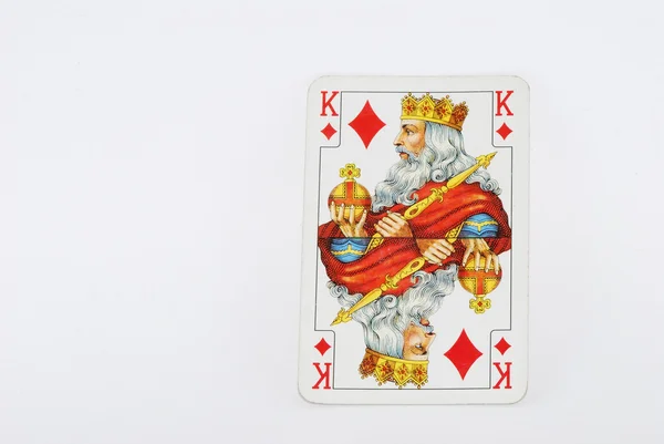 Rey de cartas — Foto de Stock