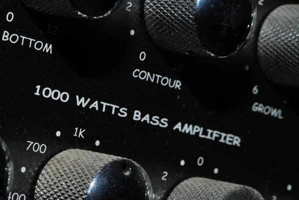Bass or guitar amplifier speaker — Stock Photo, Image
