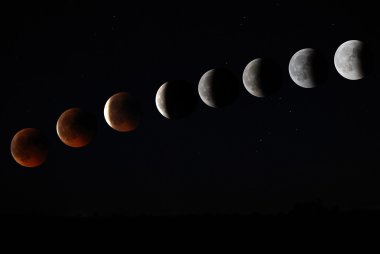 Lunar eclipse clipart