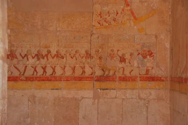 Malba v egyptský chrám — Stock fotografie