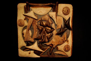 Art with wood clipart