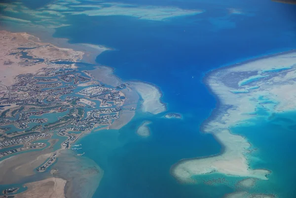 stock image Sea from above