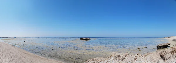 stock image Low tide beach