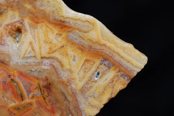 Macro minerale di Calcedonia — Foto Stock