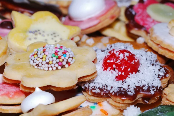 Roztomilý vánoční sušenky — Stock fotografie