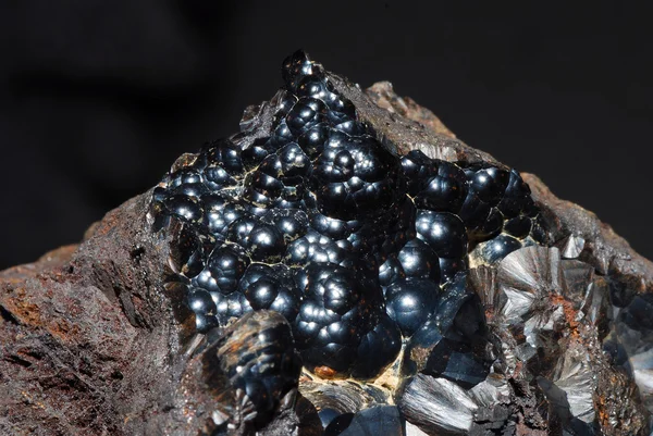 Vista macro mineral de quartzo — Fotografia de Stock