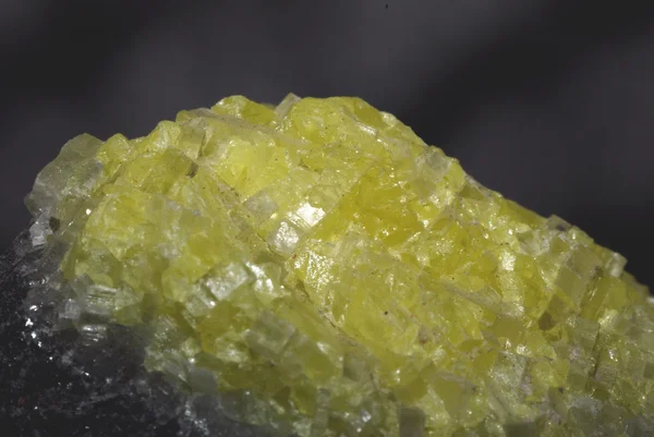 Vista macro mineral de cuarzo — Foto de Stock
