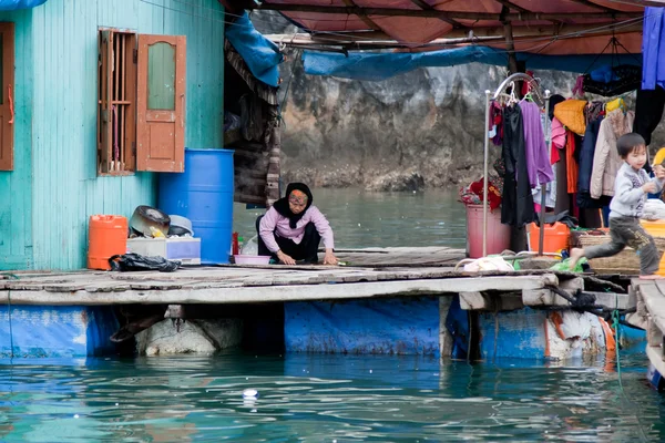 stock image Floating house