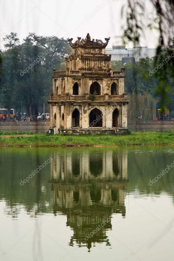 Pagoda reflection