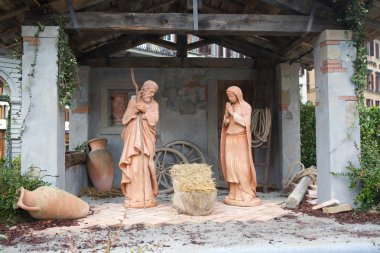 The Nativity scene clipart