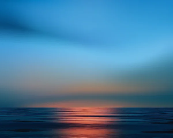 Океан на заході сонця — стокове фото