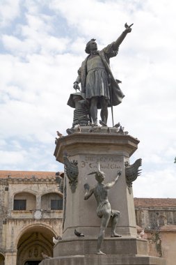 Christopher Columbus monument clipart