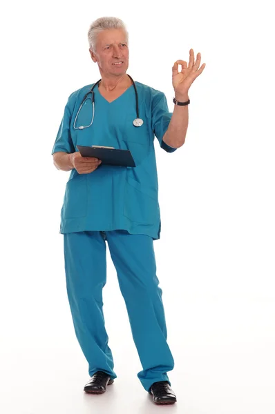 Cute old doctor — Stock Photo, Image