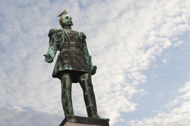 Helsinki: statue of alexander ii clipart