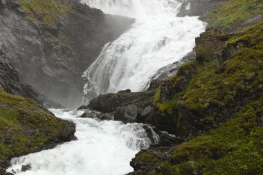 Norway: kjosfossen waterfall clipart