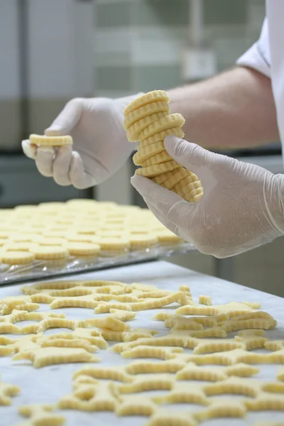 stock image Pastry making biscuit