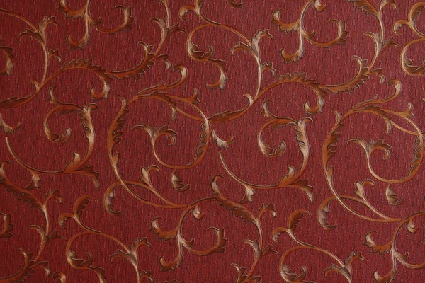 Abstrakt bakgrund med blad i brons och röd — Stockfoto