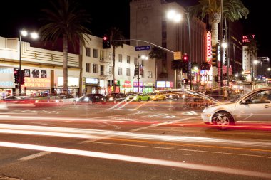 Hollywood and Highland Boulevard clipart