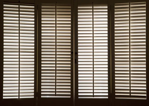 Wooden Window Shutters — Stock Photo, Image