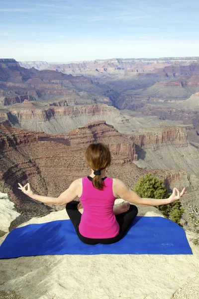 Yoga del Grand Canyon — Foto Stock