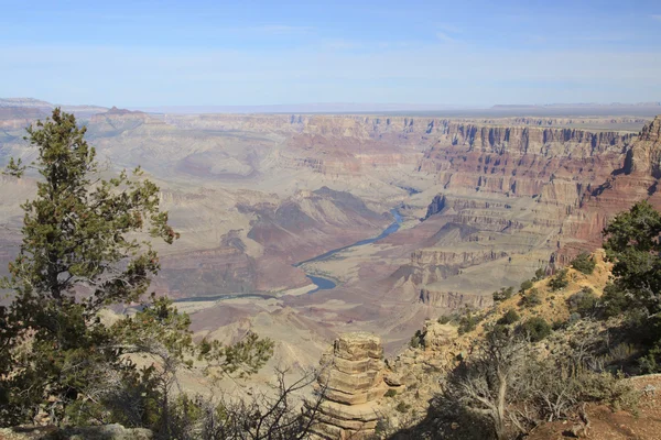 South rim van de Grand canyon — Stockfoto