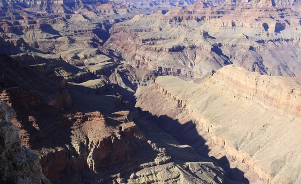 Paesaggio robusto variopinto del Grand Canyon — Foto Stock