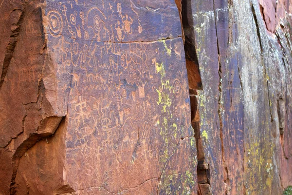 Ancient Petroglyphs V Bar V Heritage Site — Stock Photo, Image