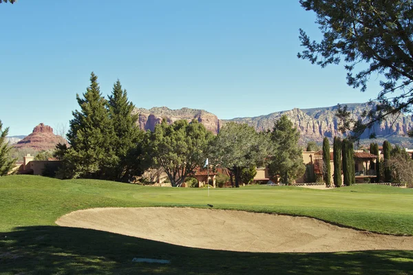 Hermoso campo de golf Sedona Arizona — Foto de Stock