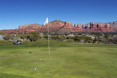 Sedona Arizona Golf Course clipart