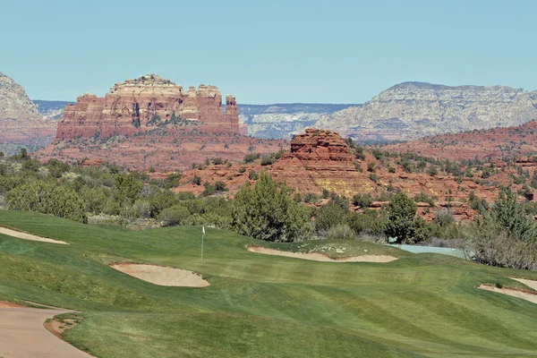 Hermoso campo de golf Sedona Arizona —  Fotos de Stock