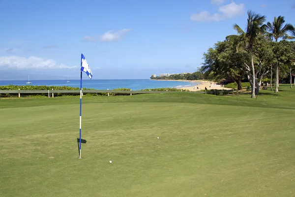 Maui golf zielony — Zdjęcie stockowe