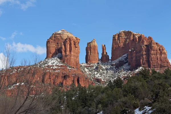 Winter at Cathedral Rock — Stock Photo, Image