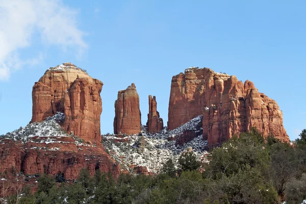 Winter at Cathedral Rock — Stock Photo, Image