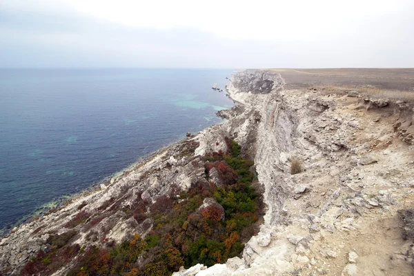 Das Meer mit dem Blick von oben — Stockfoto