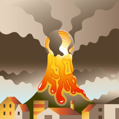 Volcano Awakened clipart