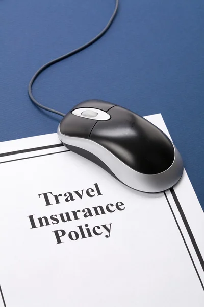 Travel Insurance Policy — Stock Photo, Image