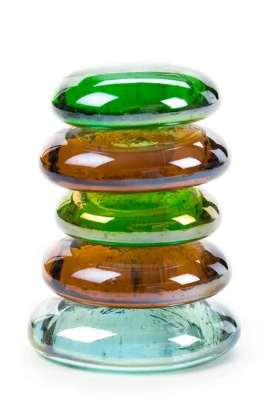 Kleurrijke glazen kralen — Stockfoto