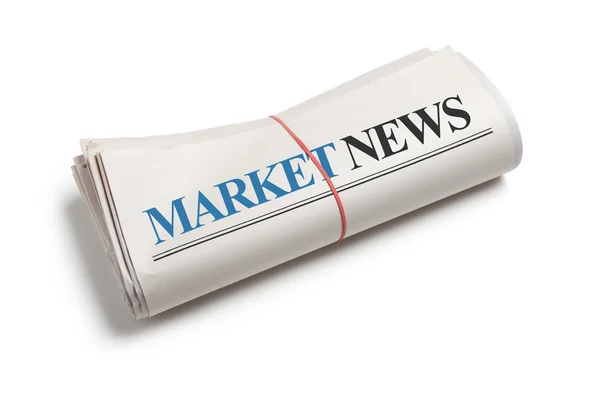 Notícias de mercado — Fotografia de Stock