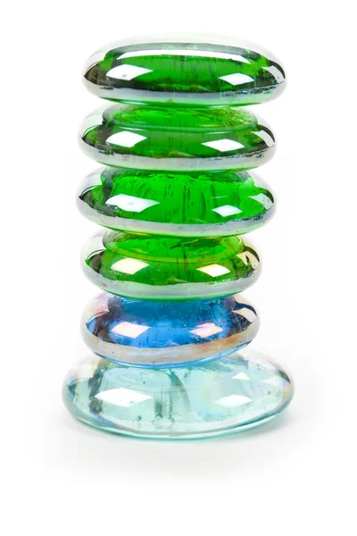 Барвисті Скляні мікрокульки — стокове фото